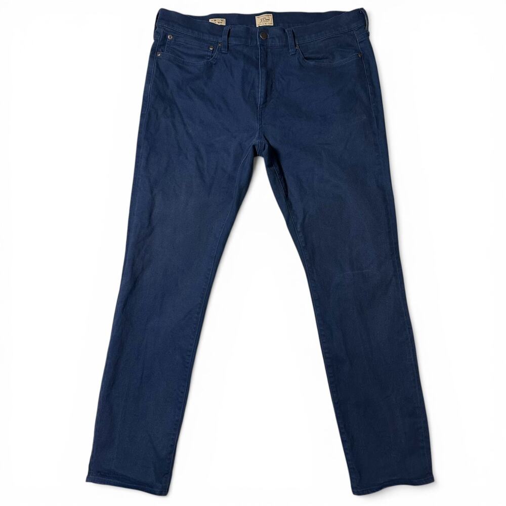 J.Crew 484 Slim Fit Bergen 5-Pocket Pants Mens Actual Size 37x32 Garment Dyed